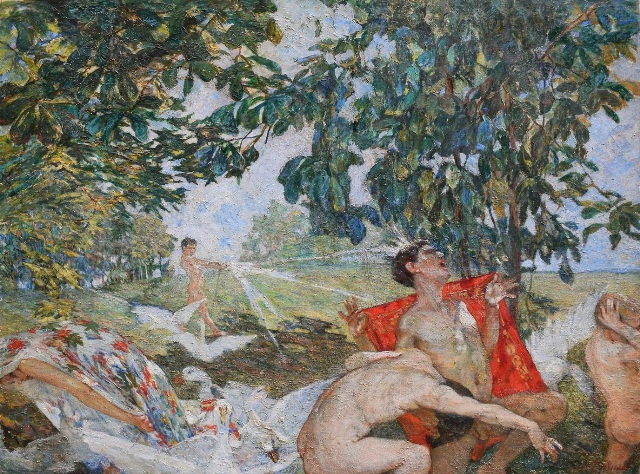 CARLA CELESIA DI VEGLIASCO, Acqua e sole, olio su tela (1912), lgt.jpg