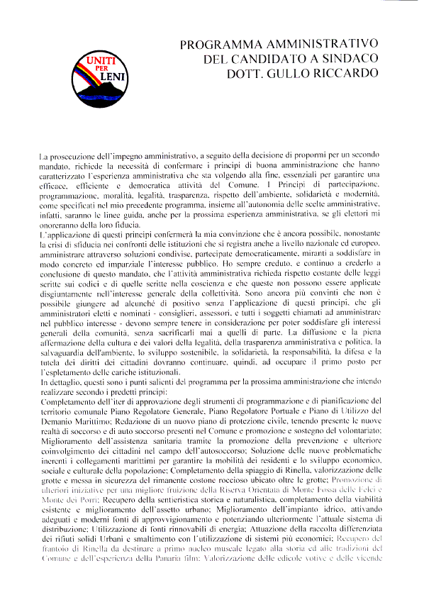 programma sindaco gullo1